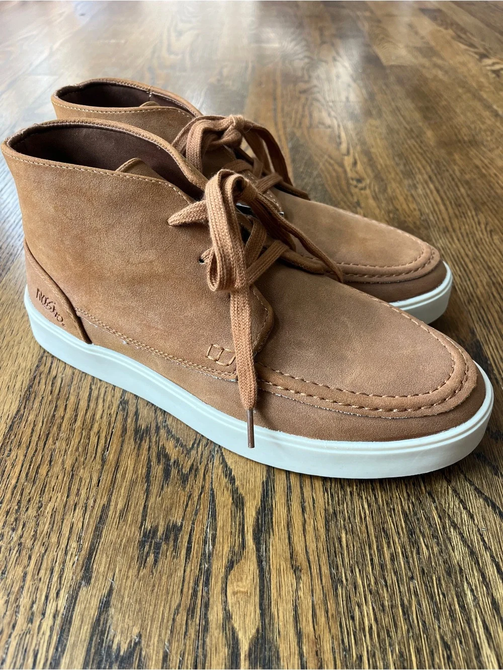 Men's Mossimo Supply Co. Faux Suede Vegan Leather Chukka Sneaker Boot in Brown